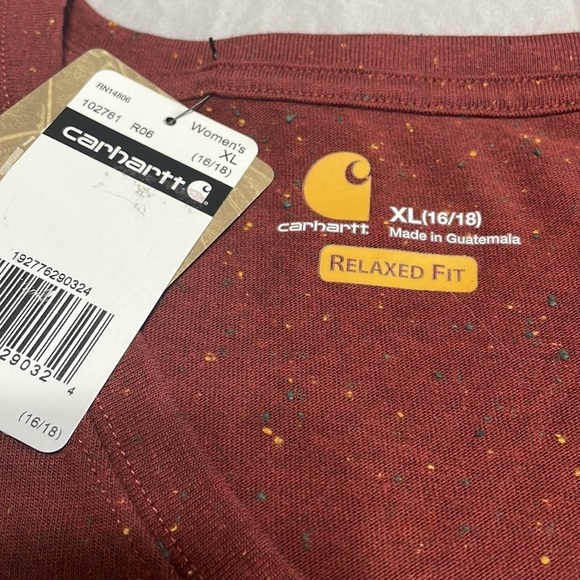 Carharrtt womens, long sleeve shirt, V-neck size XL - Picture 3 of 12